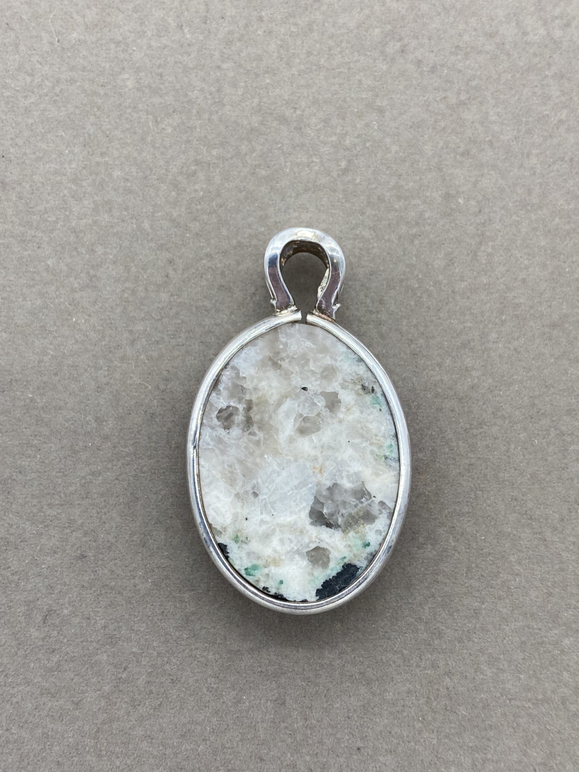 North Carolina Crabtree Emerald Pendant in Sterling Silver